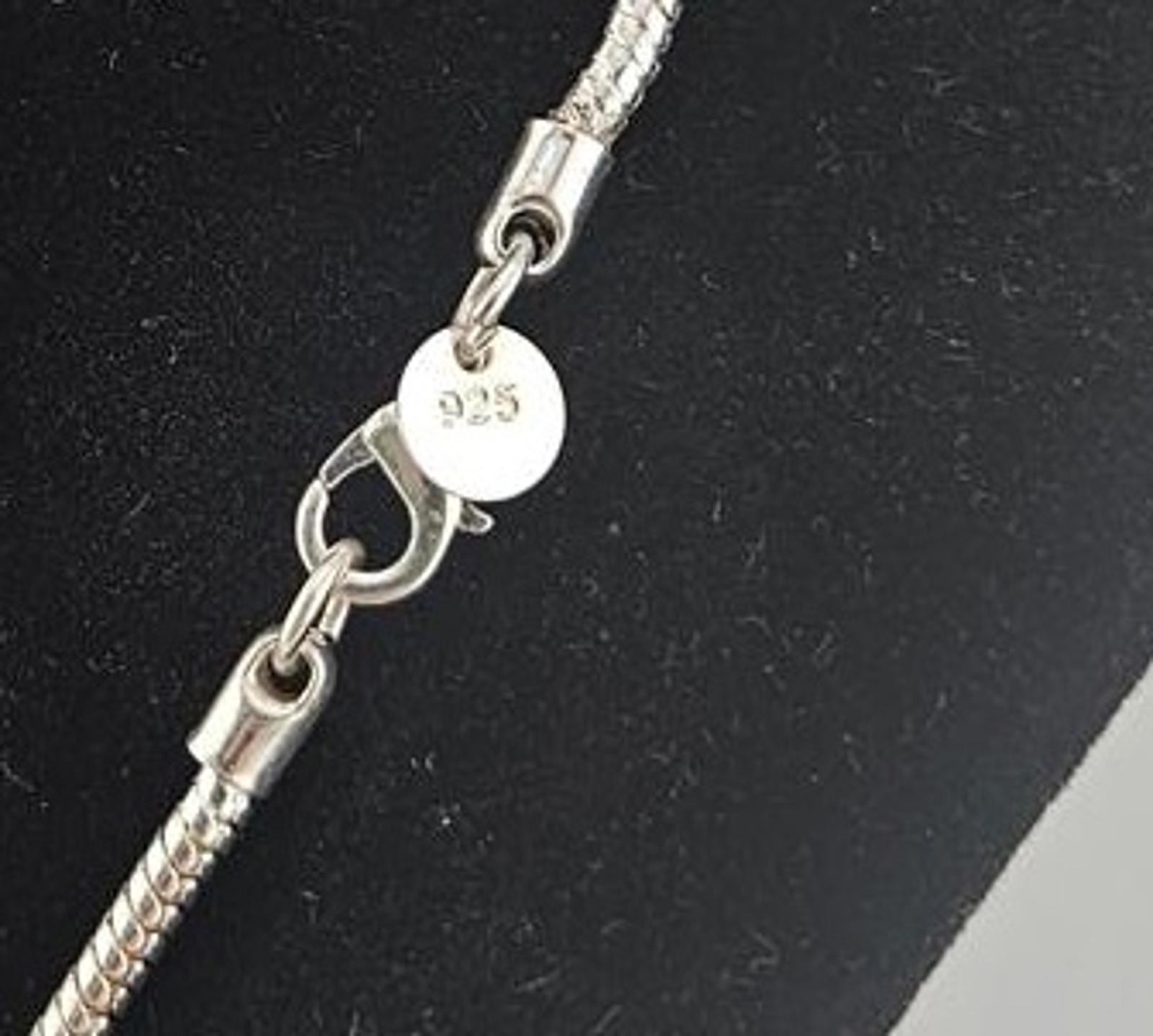 19.5in Silver Tone Snake Chain—Read description