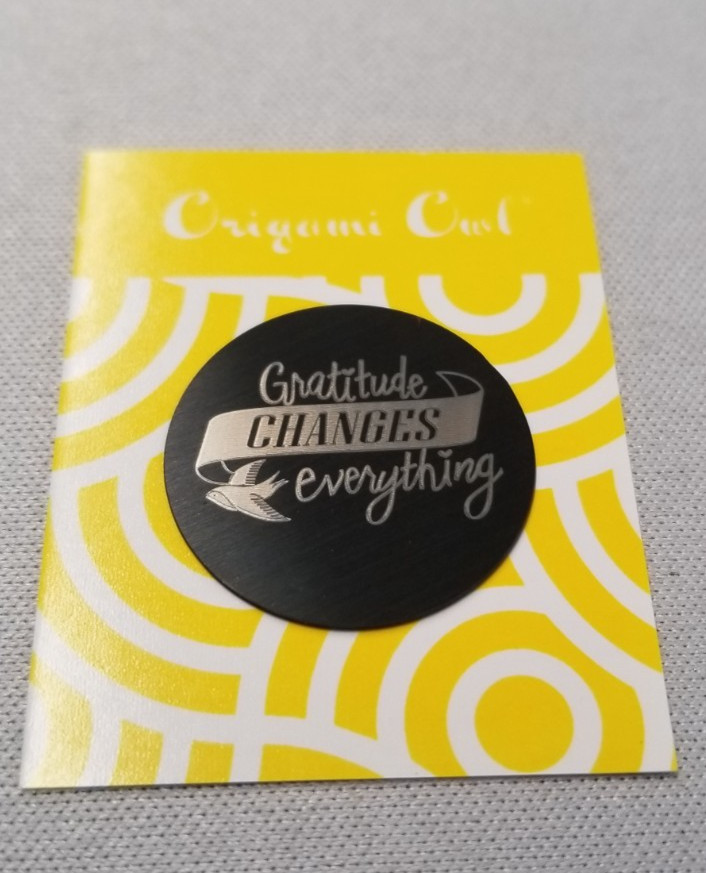 Origami Owl Gratitude Changes Everything For Living Locket Charm 22mm