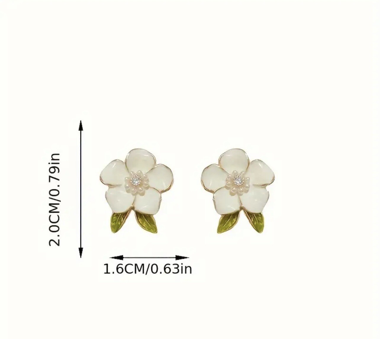 Flowers Stud Earrings, Floral Earrings, All Occasion Gift Idea
