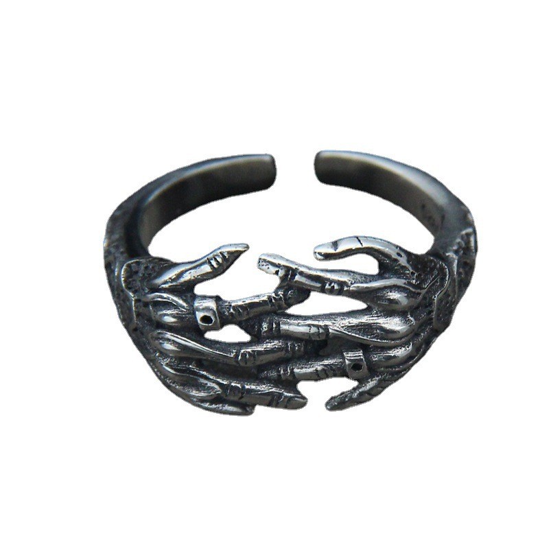 Two Hands Embrace Joint Ring Love’s Two Hands Embrace Ring Jewelry Opening Women