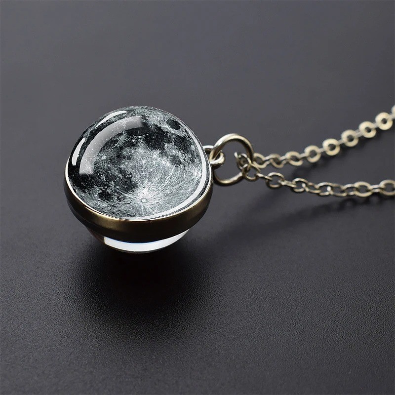 Fun necklace representing the planets of the solar system