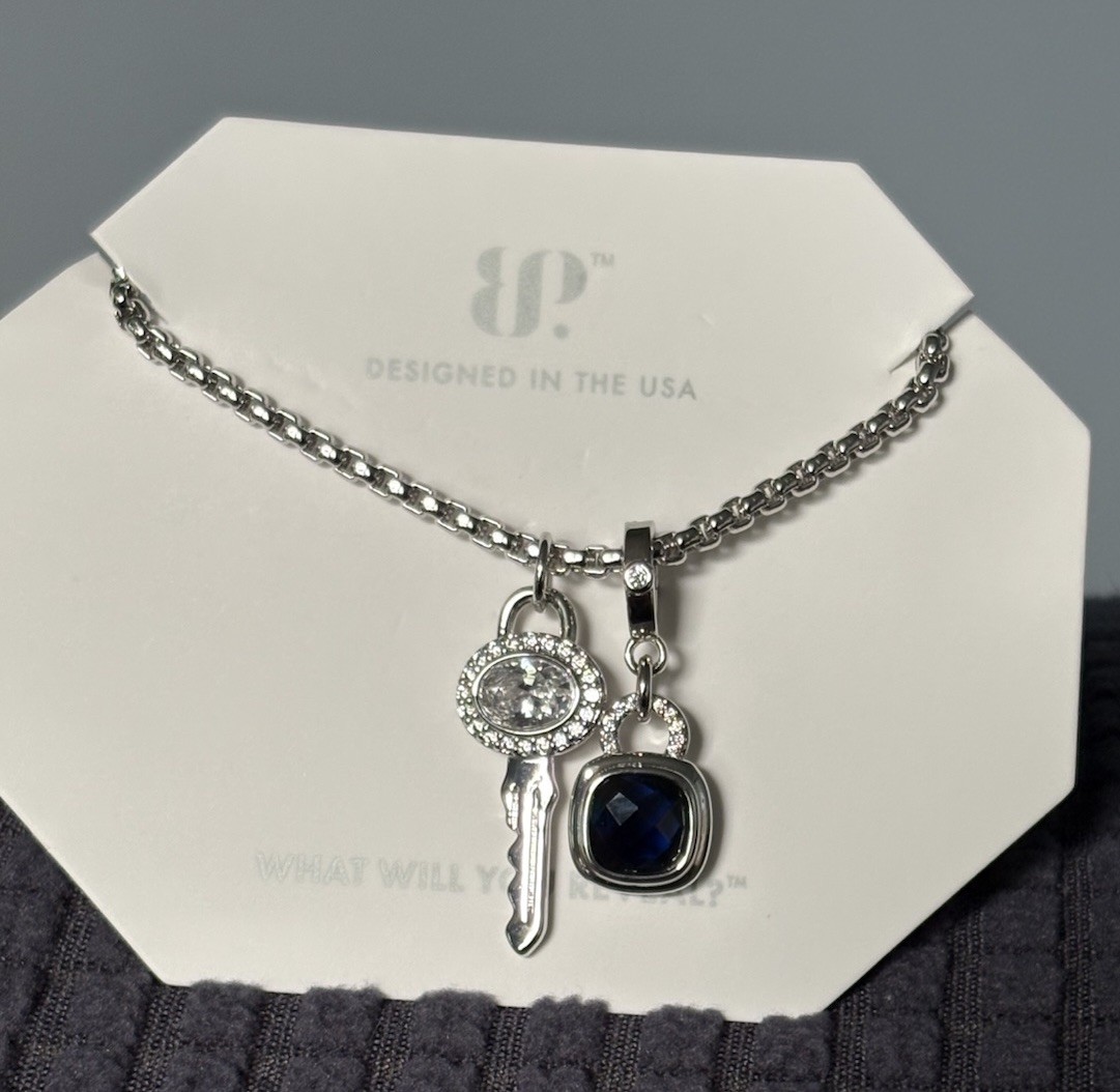 Bomb Party Exclusive BB, “The Key To Dreams”, Sapphire Spinel on Rhodium
