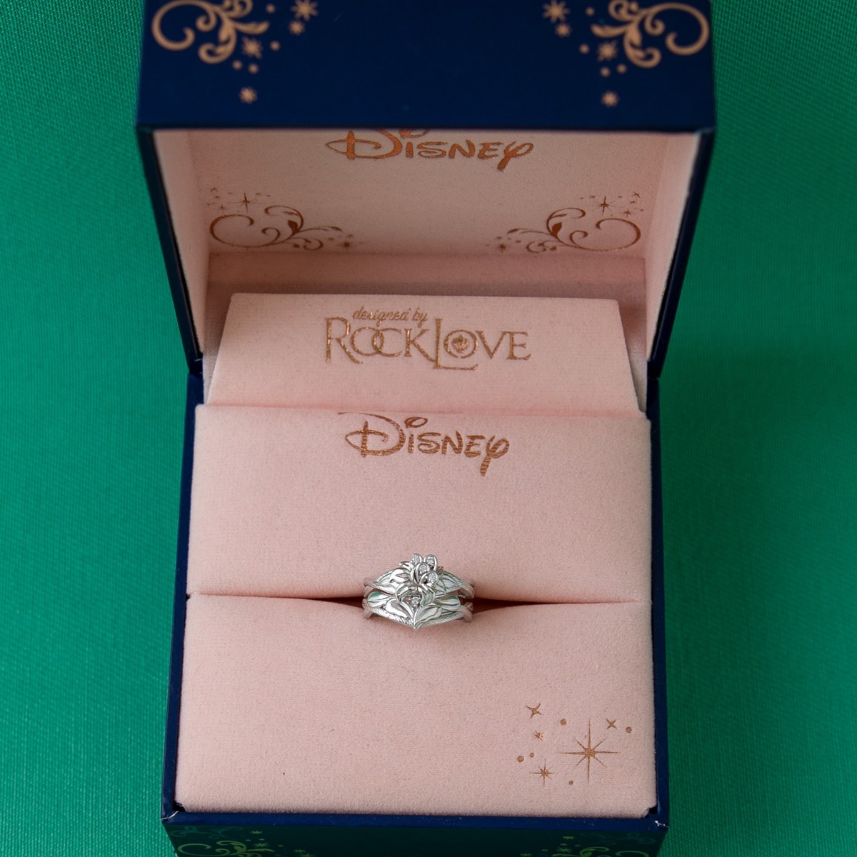 Disney X RockLove ‘Disney Tangled’ Rapunzel Sundrop Flower Stacker Rings Size 7