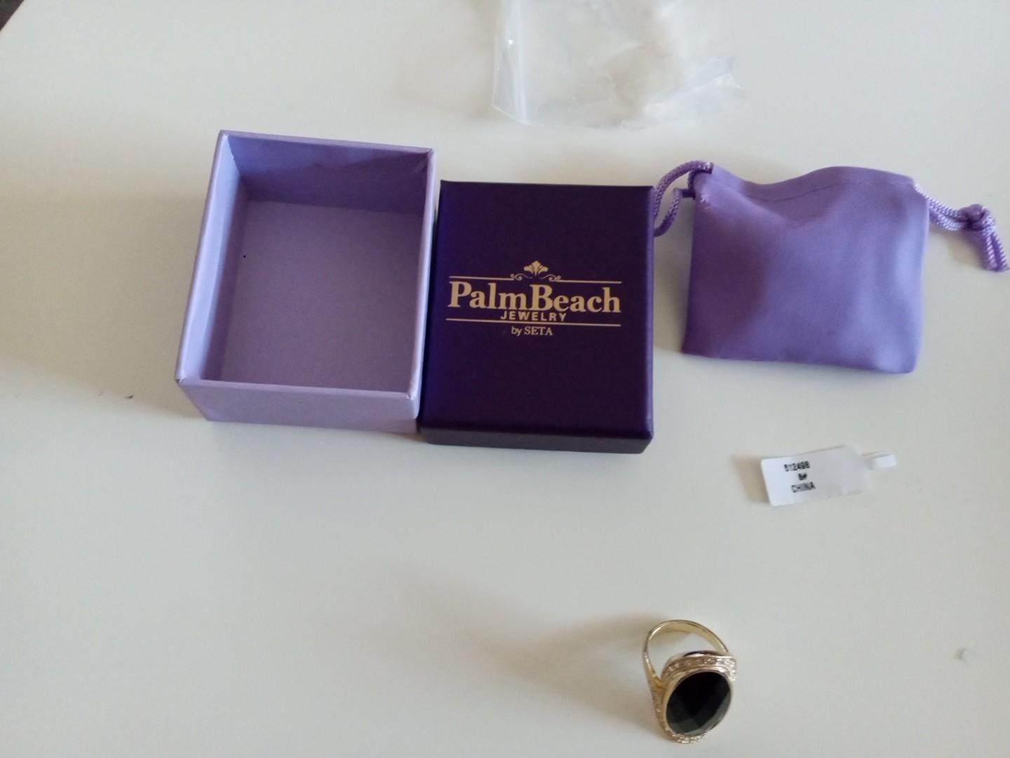 Palm Beach Seta Cocktail Ring Gold Plated ,New Original Packaging.Sz8