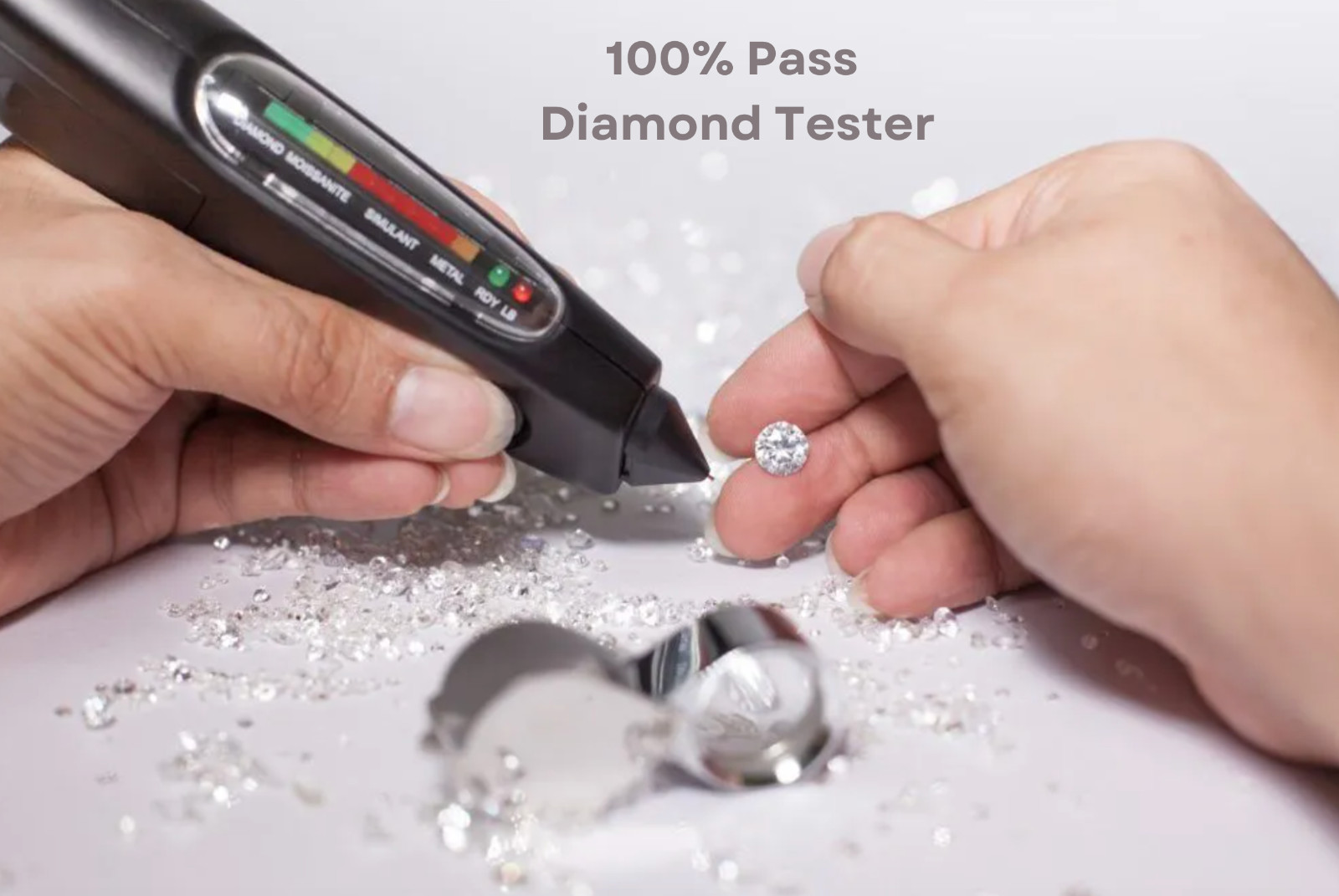 Moissanite Ring | 100% Passes Diamond Tester | Iced Out | New