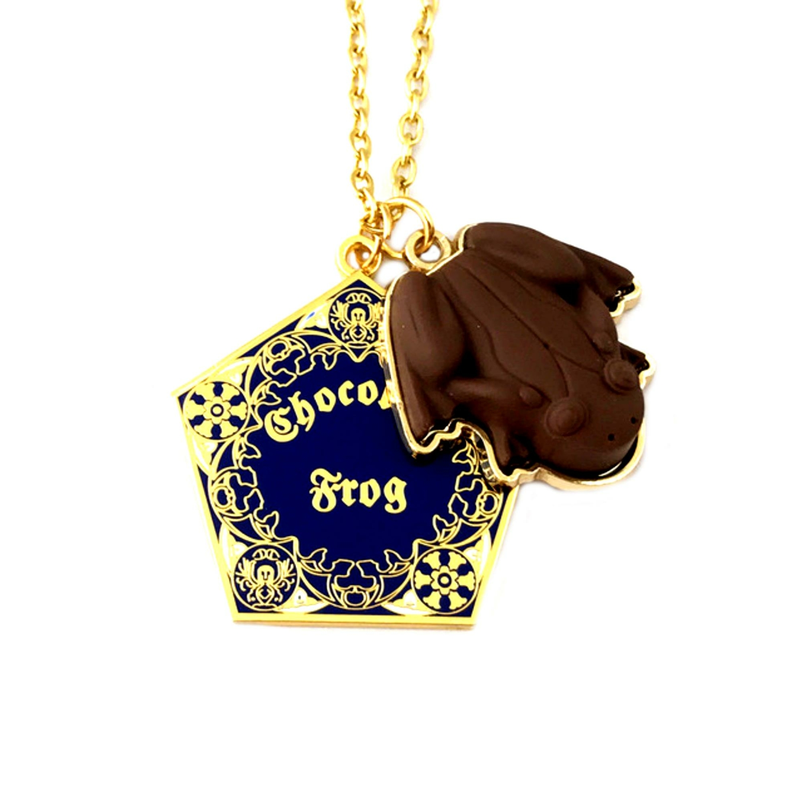 HP Chocolate Frog Movie Novel Book Series Pendant Charm Necklace