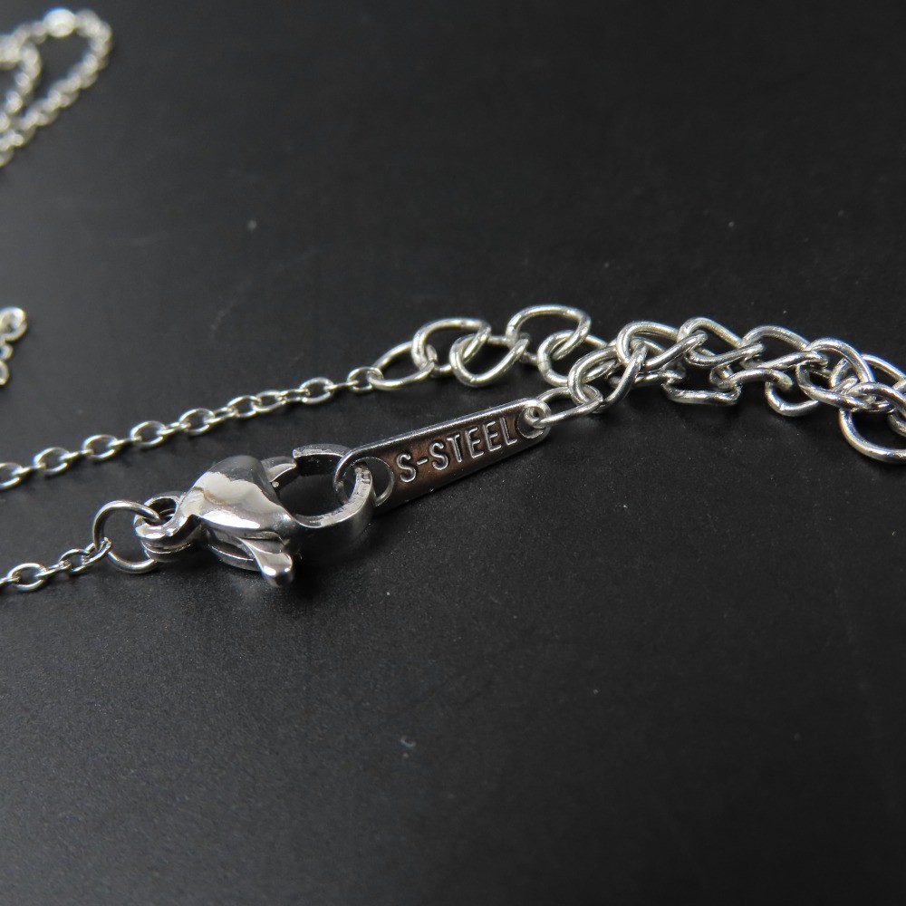 TIFFANY&Co. Open Heart Pendant 925 Sterling Silver 2g Accessory Necklace 103041