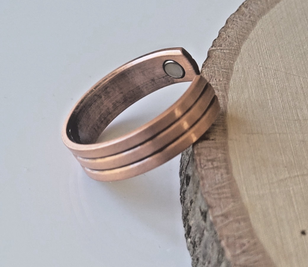 Pure Copper Magnetic Ring – Arthritis Adjustable Ring Roman New