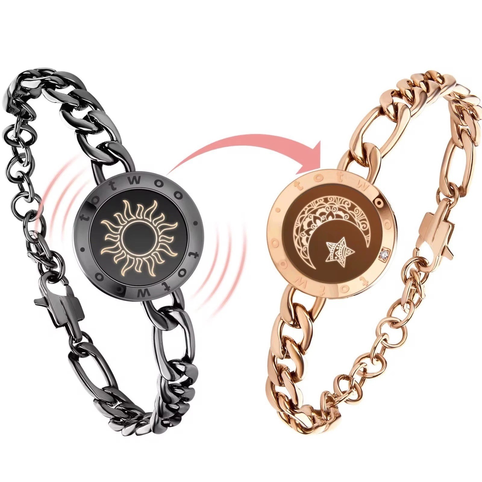 Totwoo Long Distance Relationship Bracelet for valentines Boyfriend’s Gift