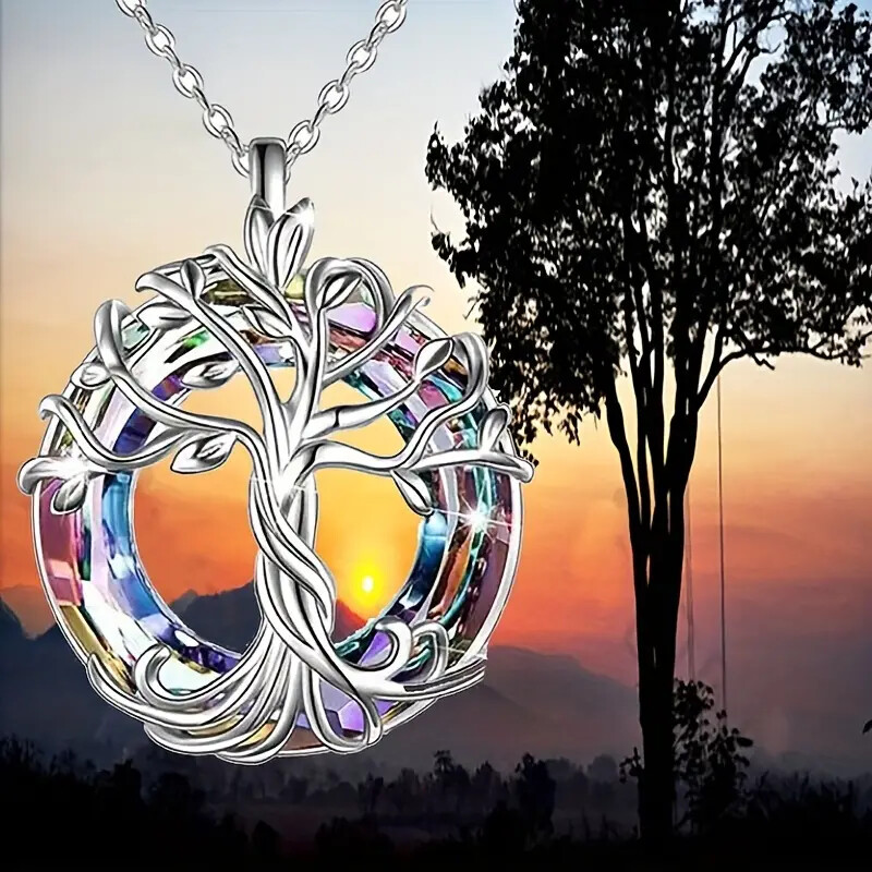 Tree Of Life Pendant Necklace Available in Silver Or Gold Color