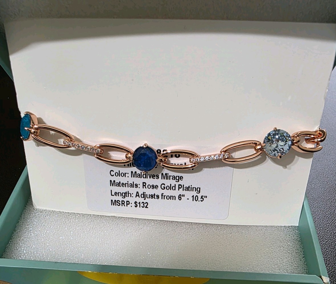 Rose Gold Plated Maldives Mirage Jewel Candy Bracelet