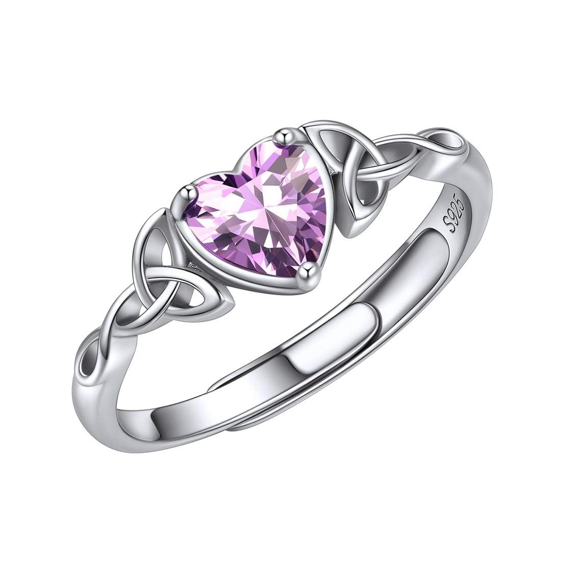 Birthstone Jewelry 925 Sterling Silver Purple Alexandrite June Birthstone Cel…