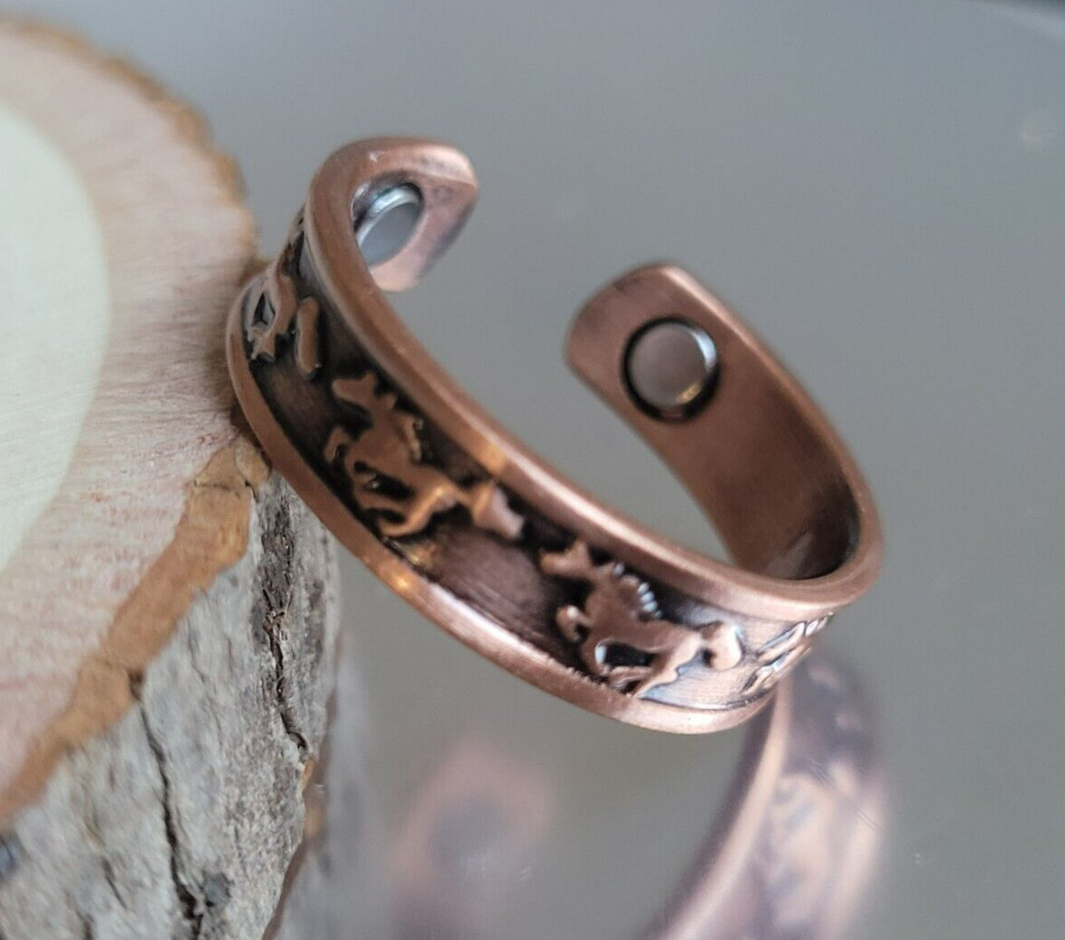 Pure Copper Magnetic Ring – Arthritis Adjustable Ring Horses