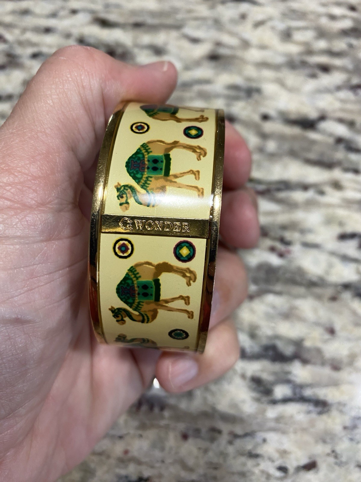 C. Wonder Camel Bangle Bracelet Pre Owned