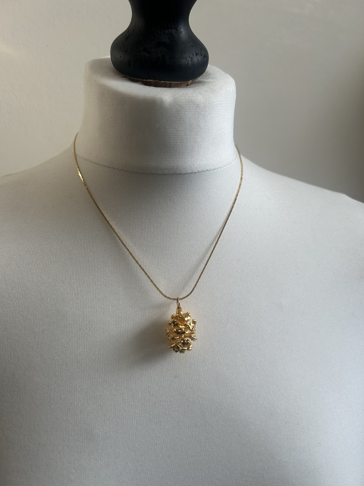 Unique 24ct Gold Plated Nature’s Jewellery Necklace Pendant