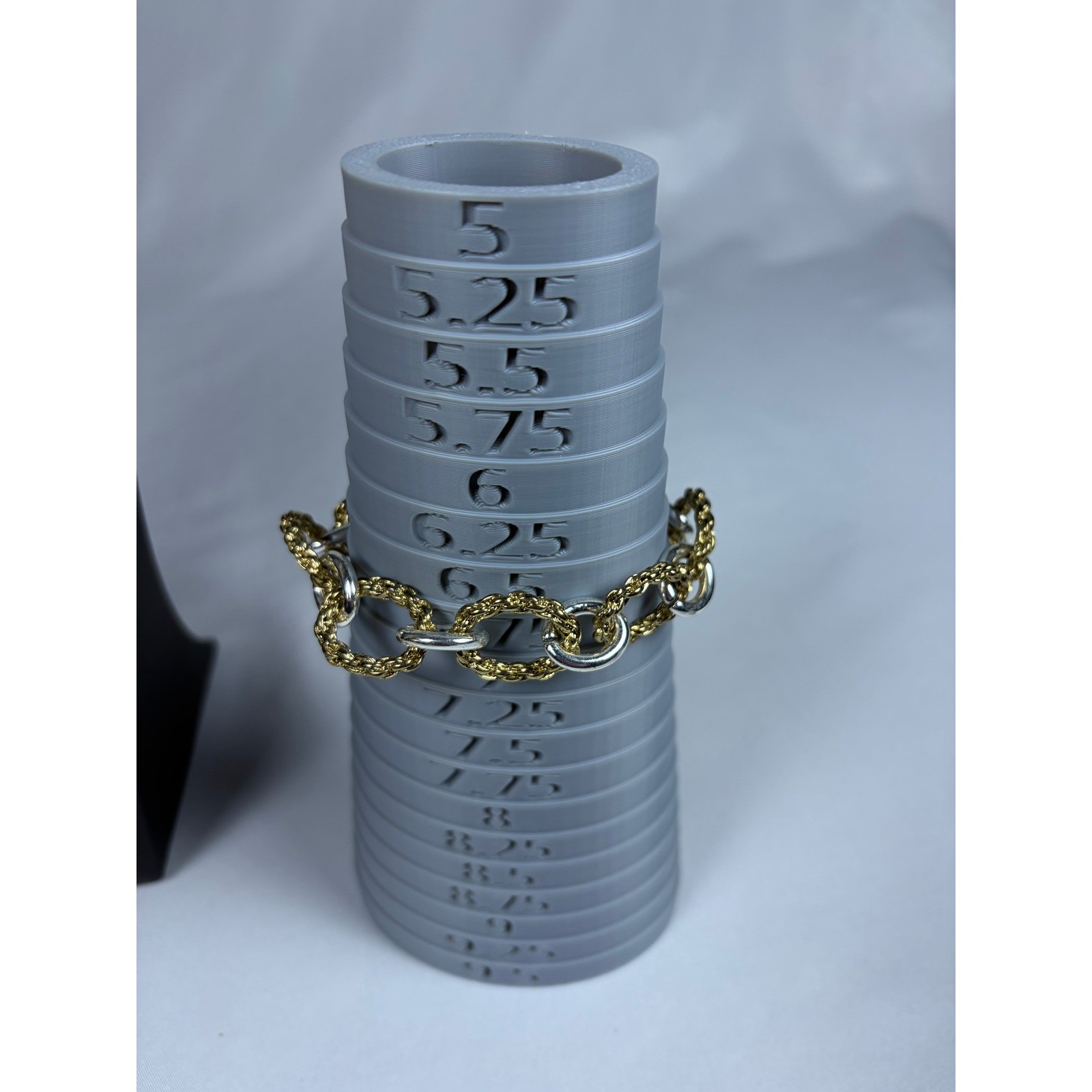 Mixed Metal Two Tone Chunky Link Necklace and Bracelet Set Gold Silver Tone