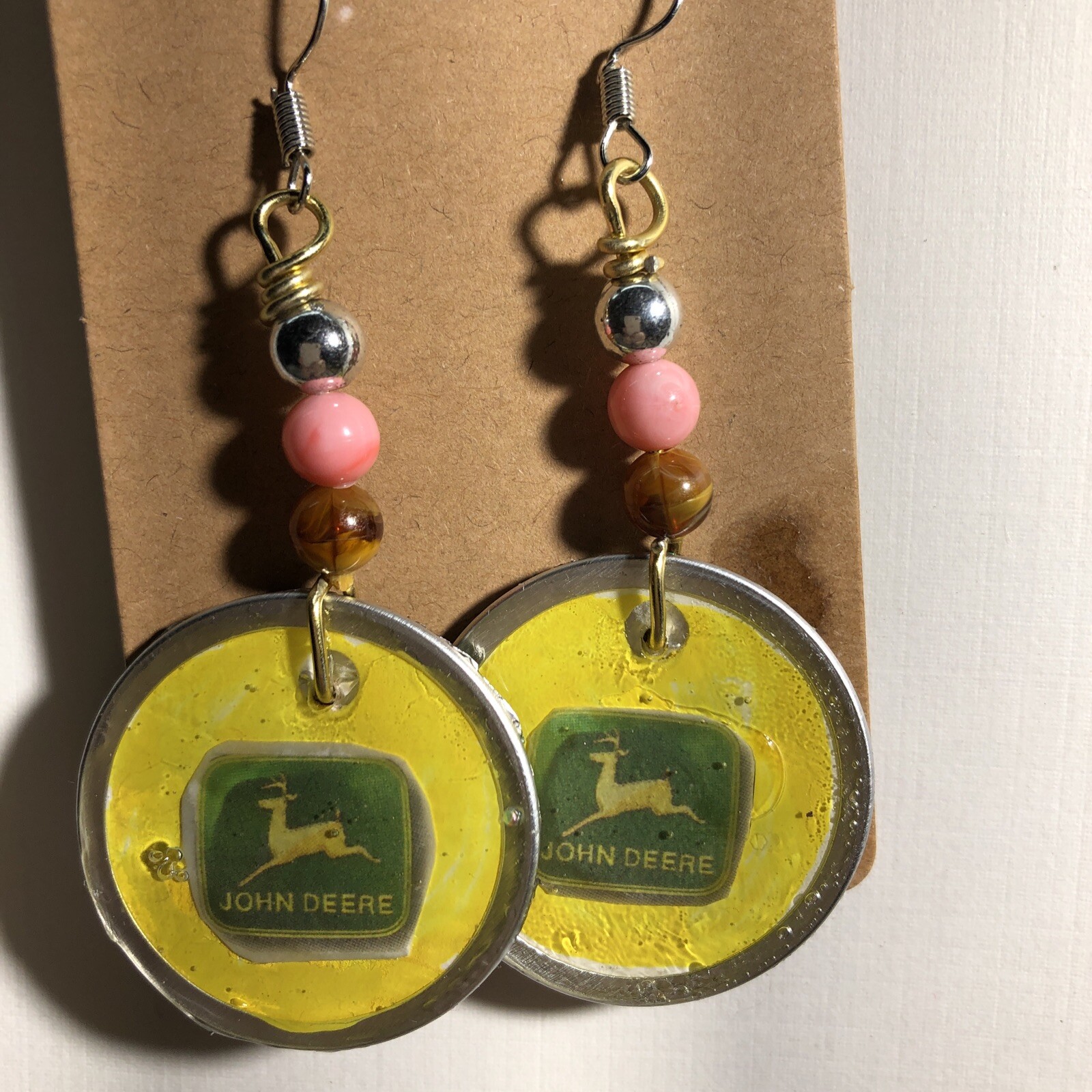 John Deere Earrings, Very Lightweight, Durable