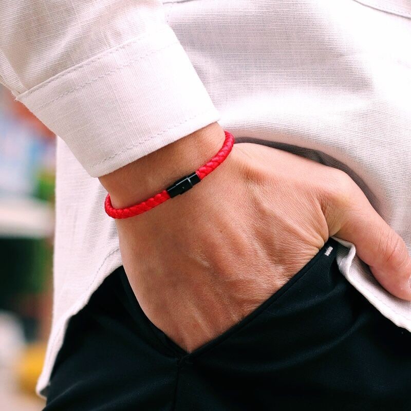 Braided Rope Bracelet Good Luck Fortune Couple Bracelet Cuff Bangle For Man Wome