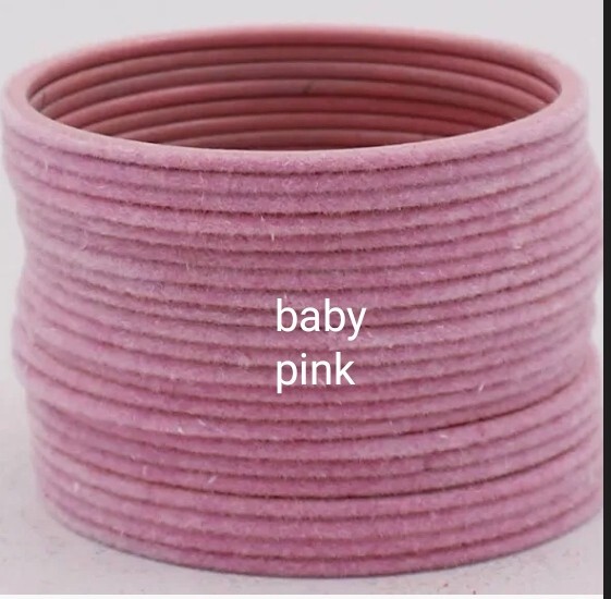 24 Velvet metal bangles for all occasion – Good Quality Bangles
