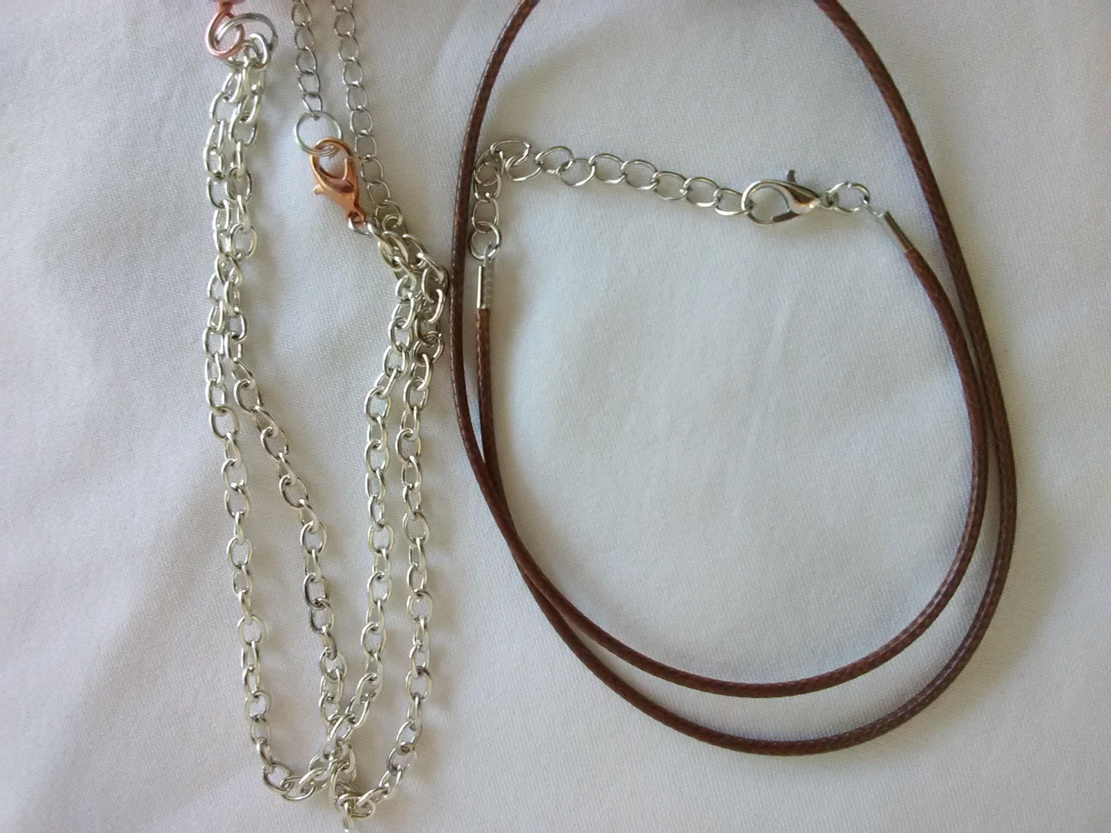 2 lot Clam Seashells Beach Boho Necklace19/20″ USA Seller Gift New