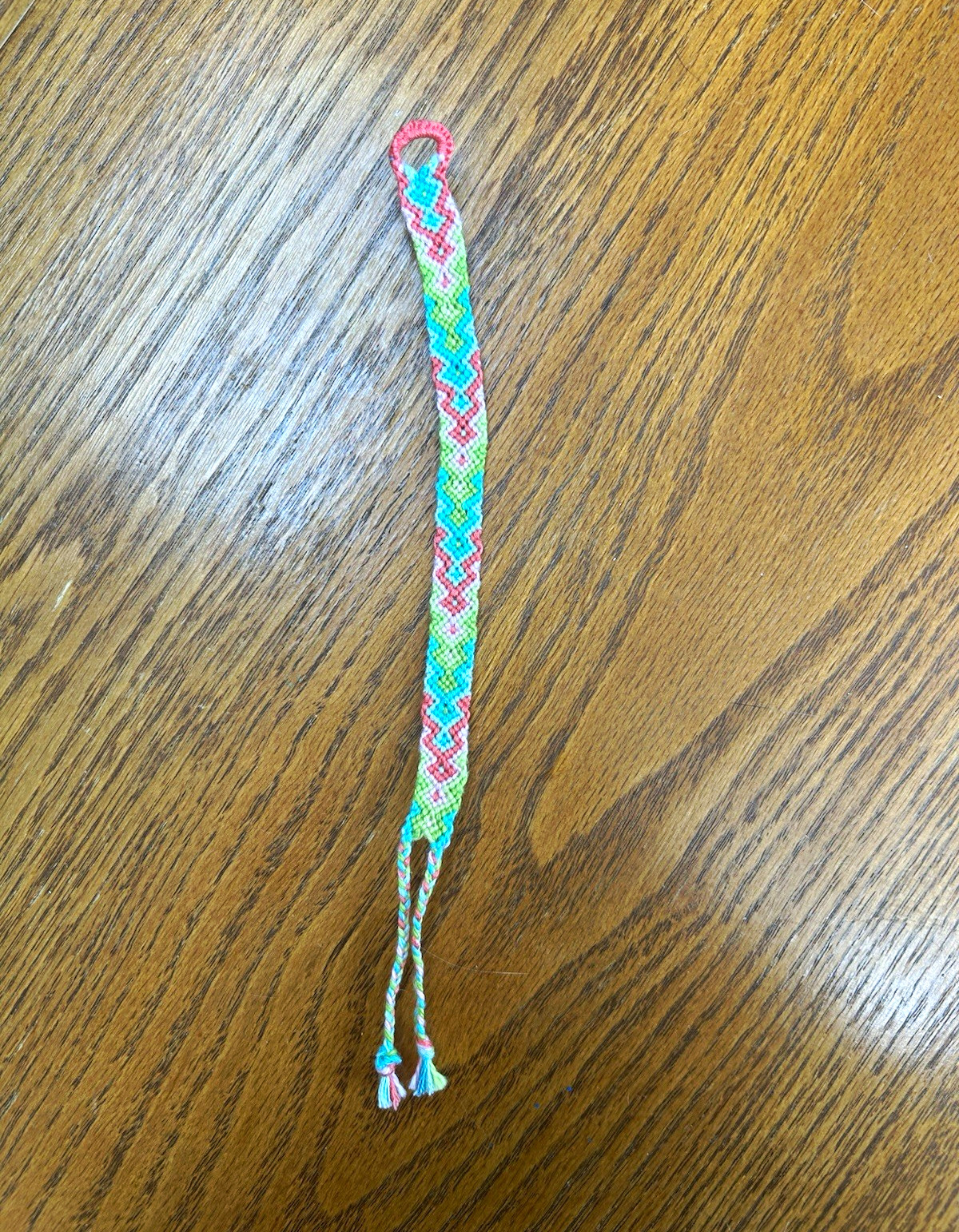 Rainbow Trail Arrow Friendship Bracelet | Woven Embroidery Floss Jewelry
