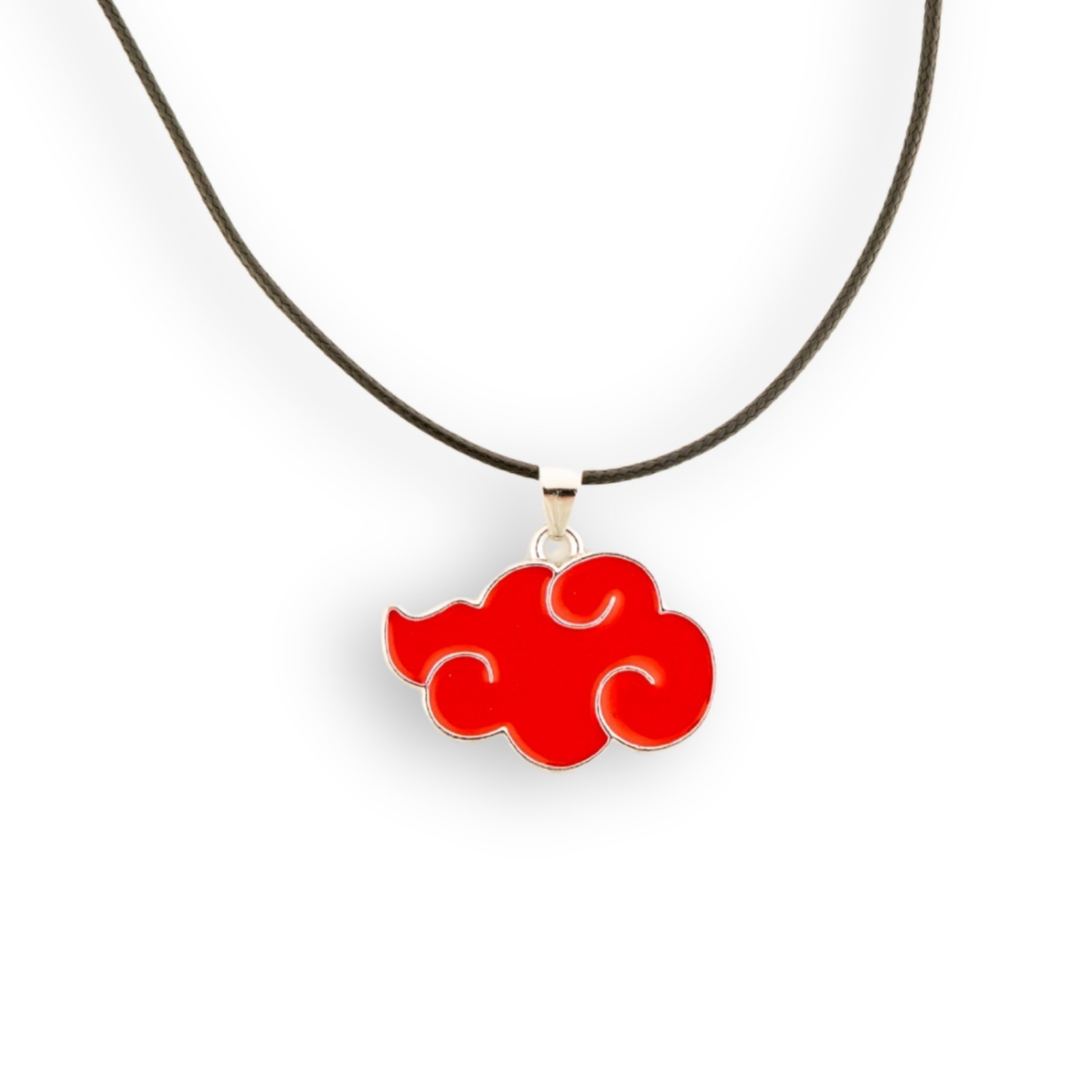 Naruto Akatsuki Red Cloud Necklace Itachi Obito Pain Konan Cosplay Pendant