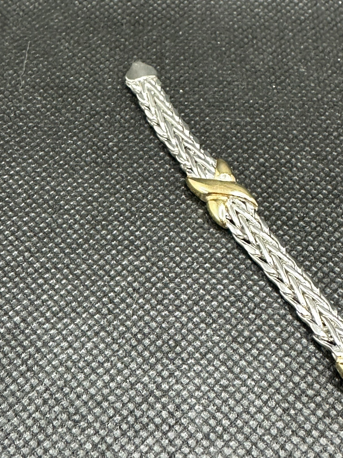 ❤️ Elegant Artisan Woven Snake 925 Sterling Silver Bracelet 9.1g 7”