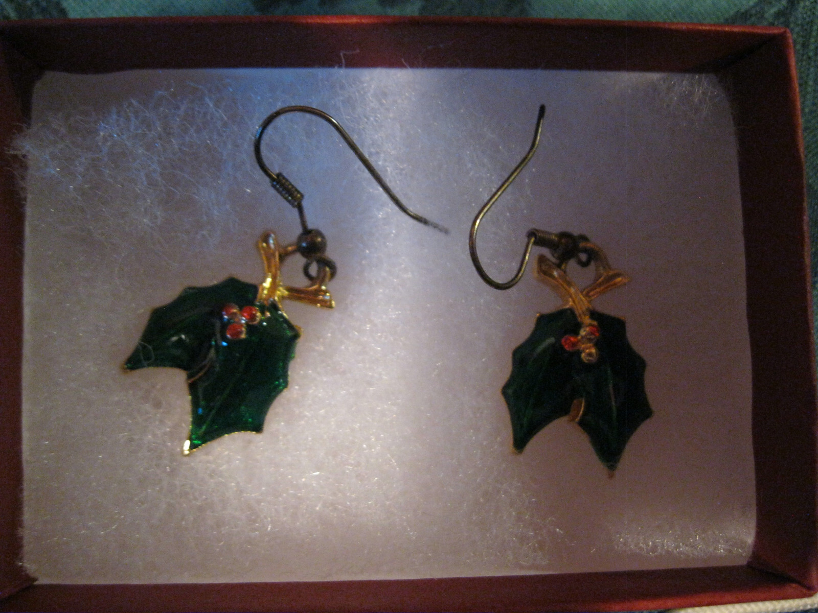 Christmas Pin and Earrings