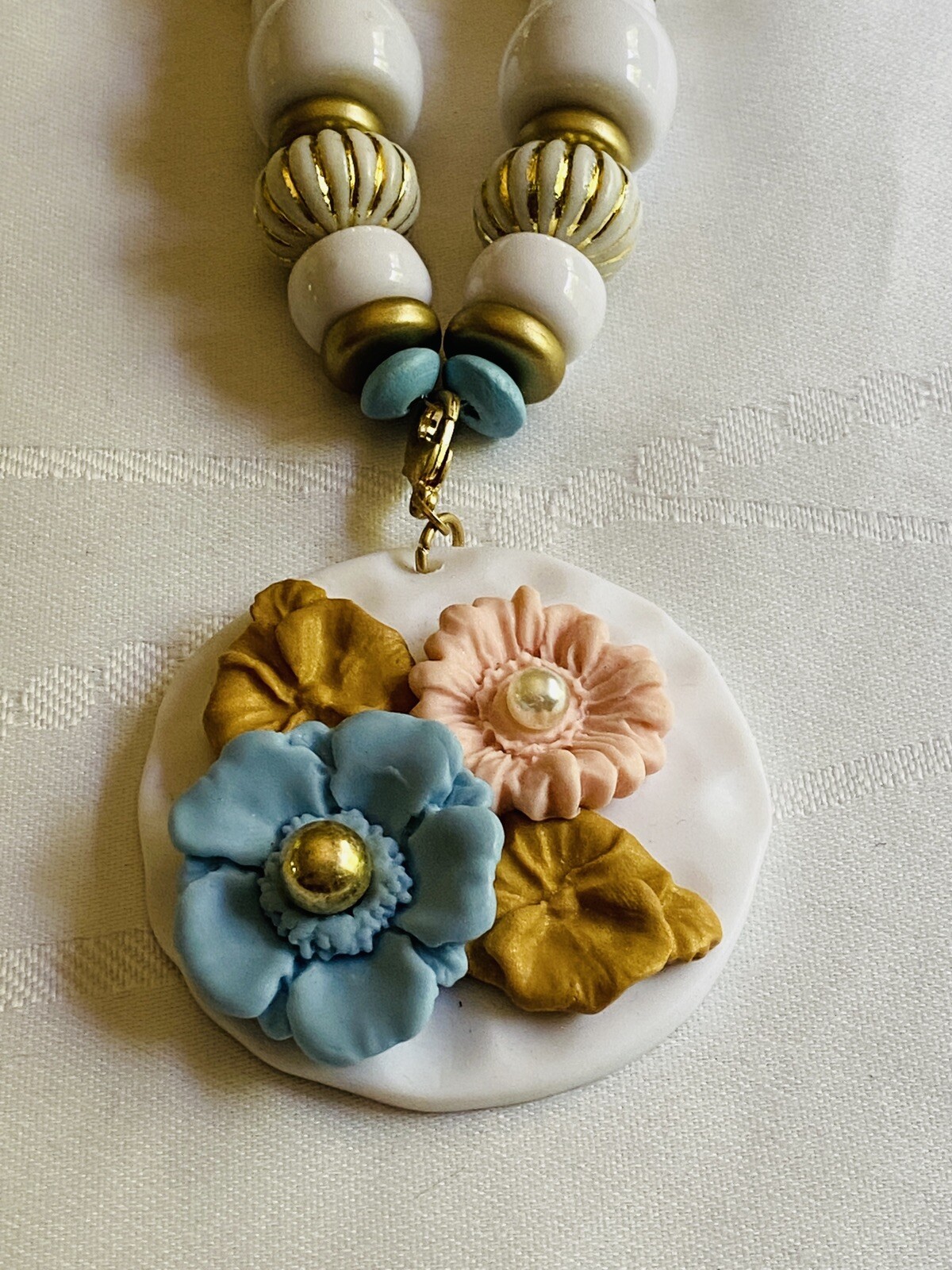 Plunder Necklace (new) SPRINGTIME NECKLACE – COLORFUL BEADS W/ GOLD AC (PPN1699)