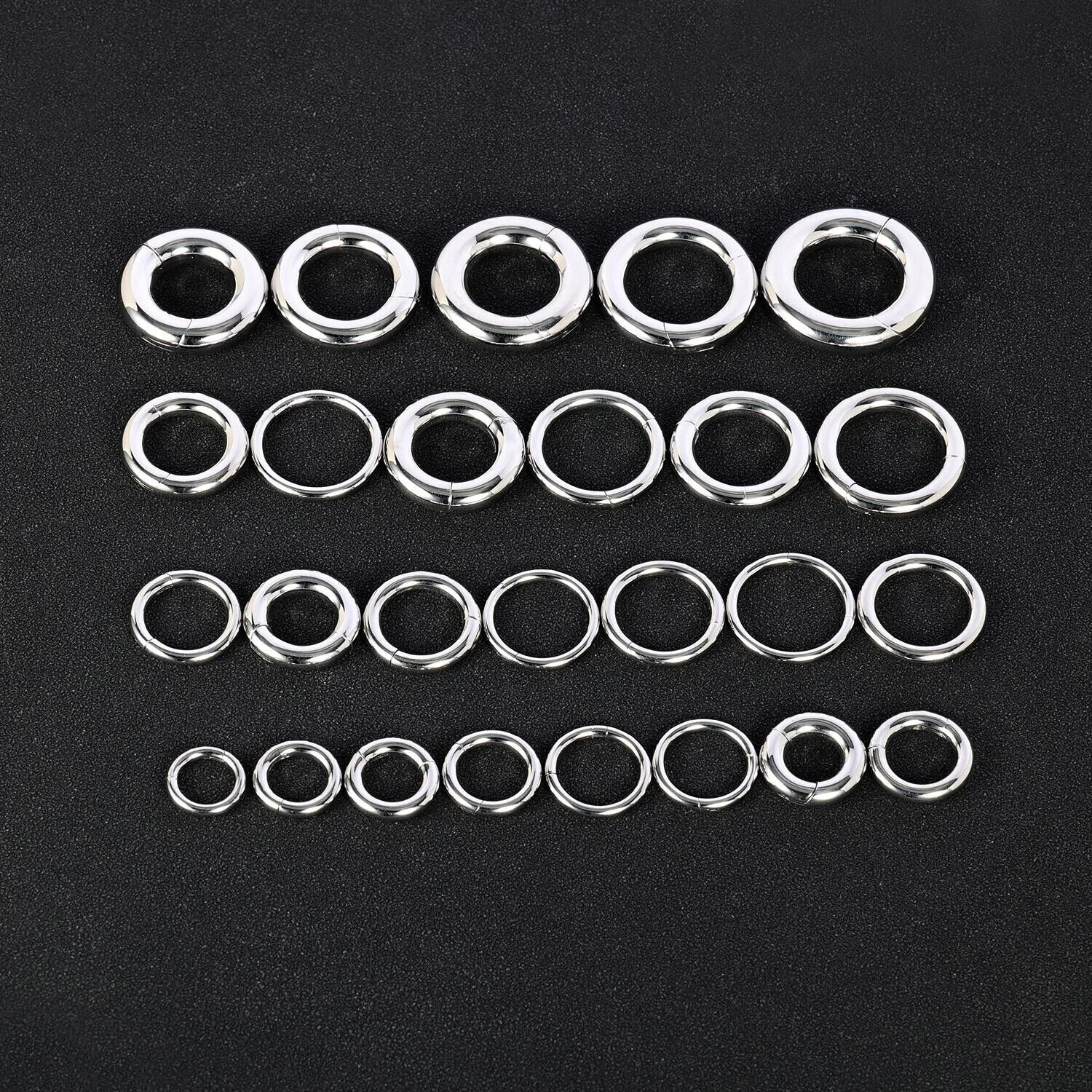 1 Pc Surgical Steel Punk Large Gauge Earrings Nose Septum Ring Piercing Jewelry