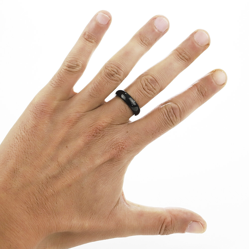 Tungsten Carbide Classic Polish Plain Dome Wedding Band Ring 6MM FREE ENGRAVING