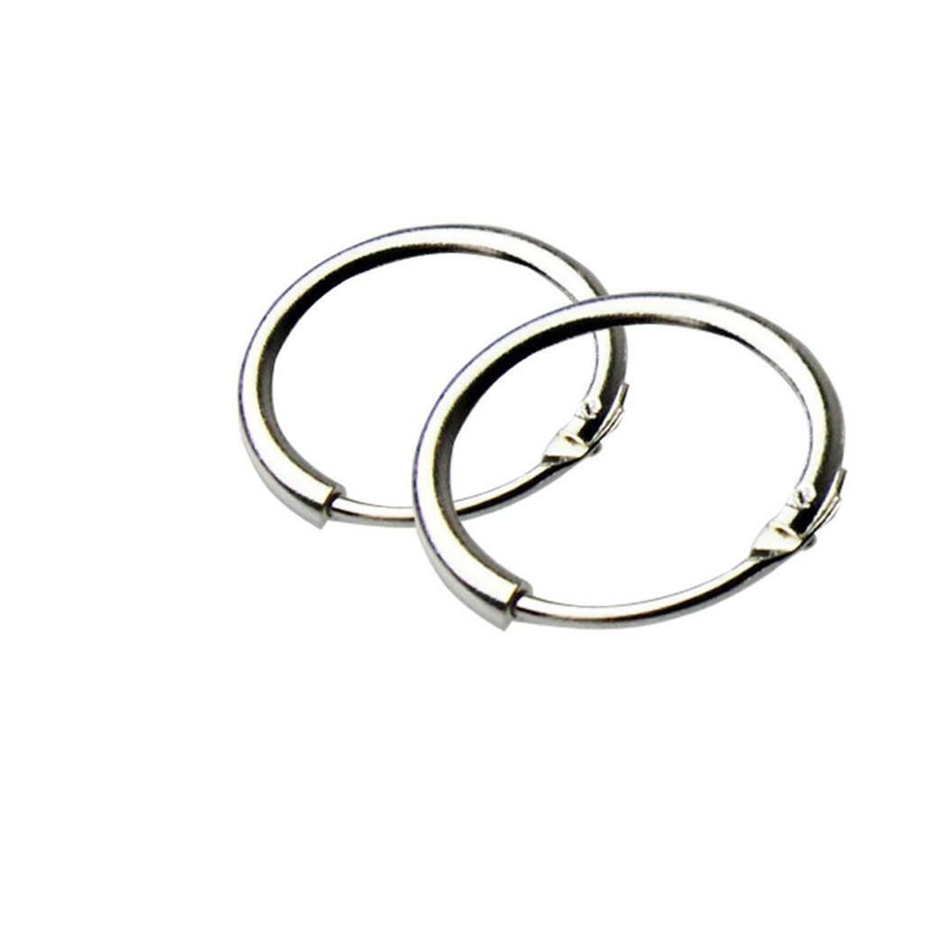 New Round Small Sleeper Hoops Earrings 3 Pairs Earrings Hoop13mm 14mm 15mm Gift-