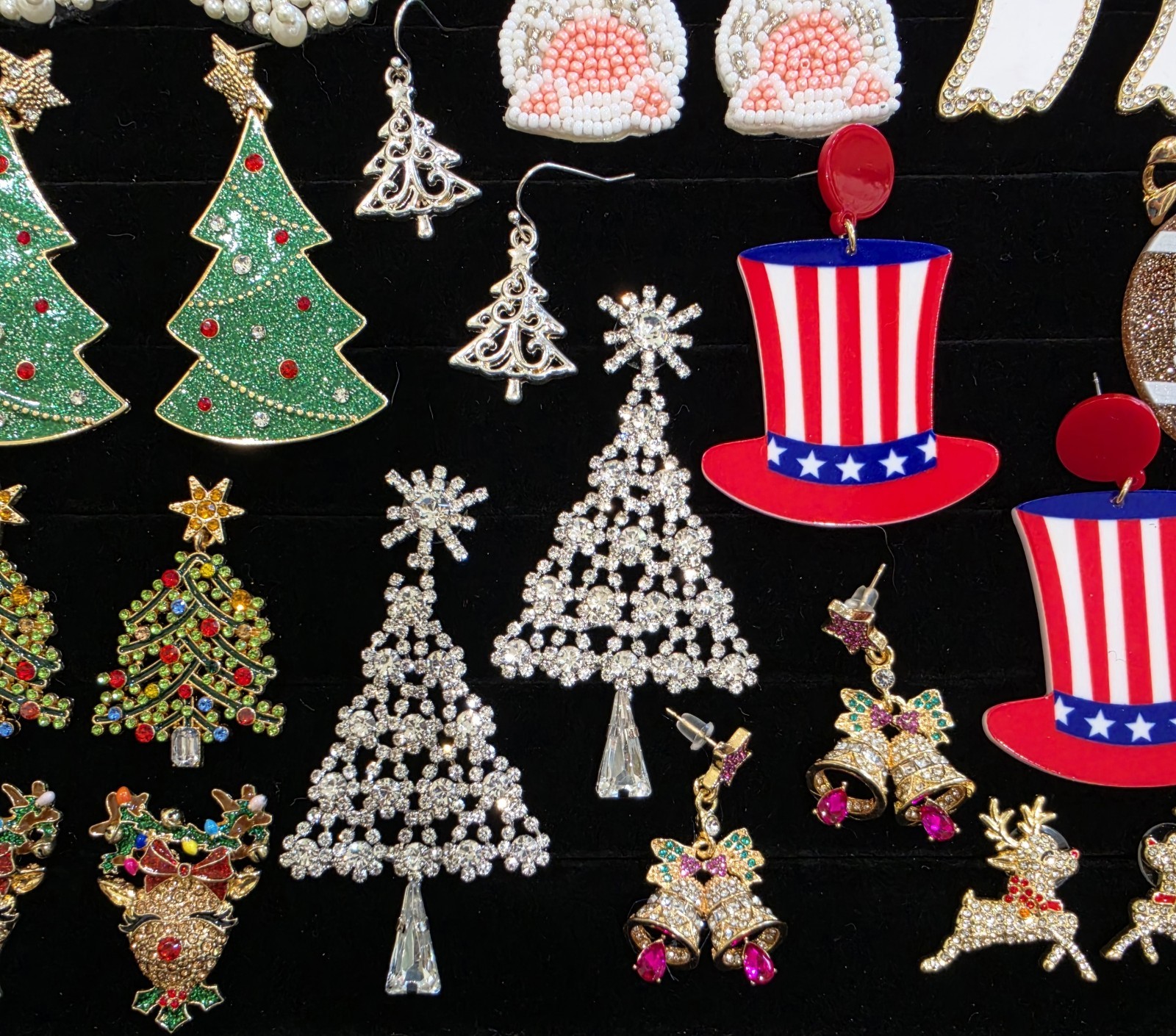 Fun Boutique Style Holiday Pierced Earring Lot 14 Pairs Statement 1 Baublebar