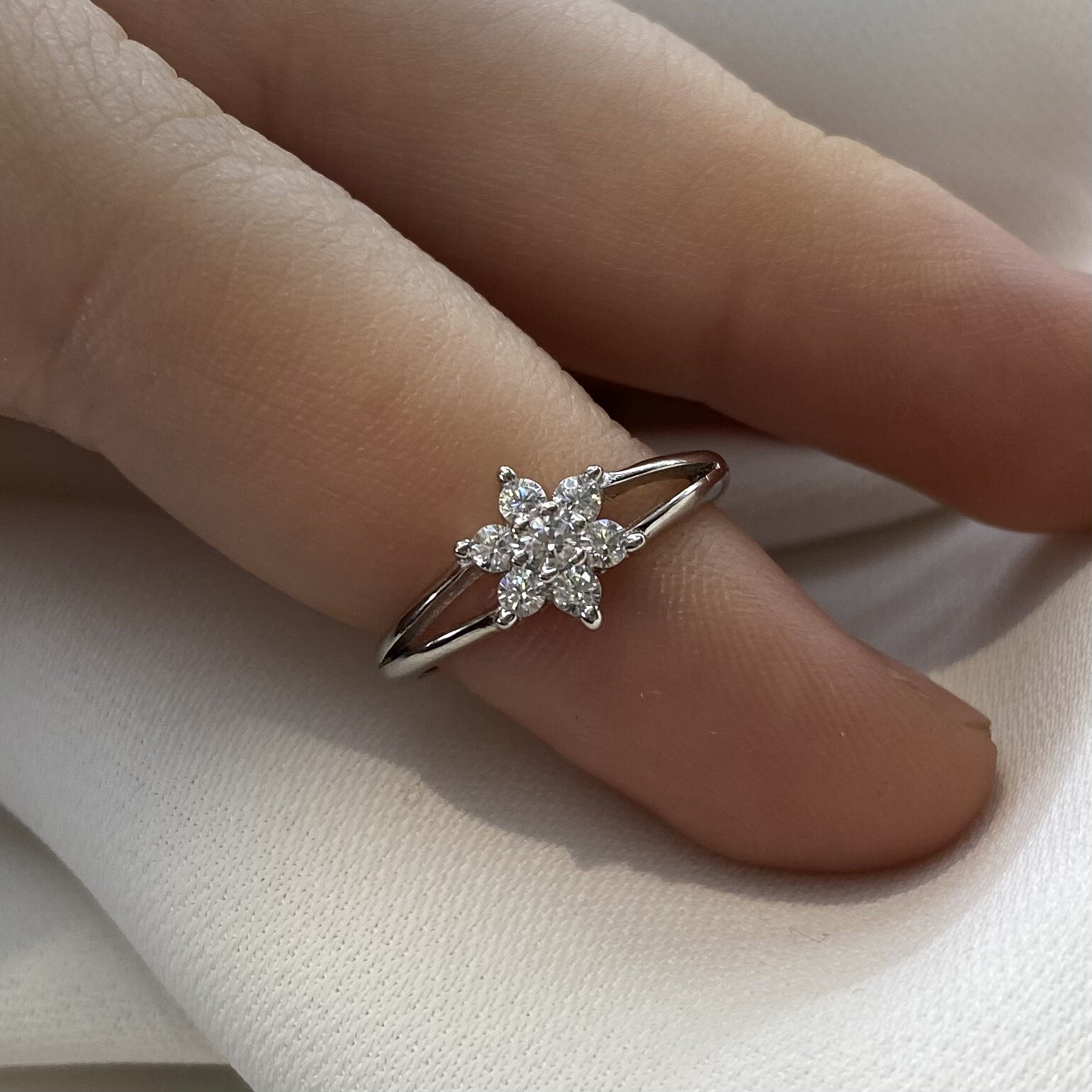 925 Sterling Silver Kids Babies’ Star CZ Ring A-M Sizes – Gift Boxed