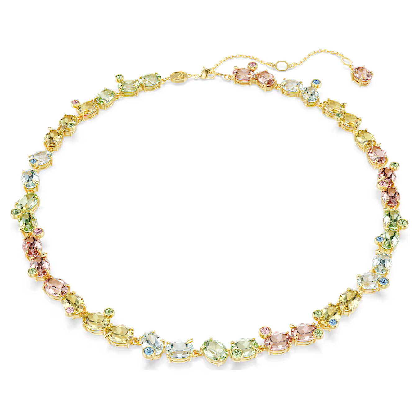 jewelry,Gema Tennis Necklace Various sizes, Multicolored, plated