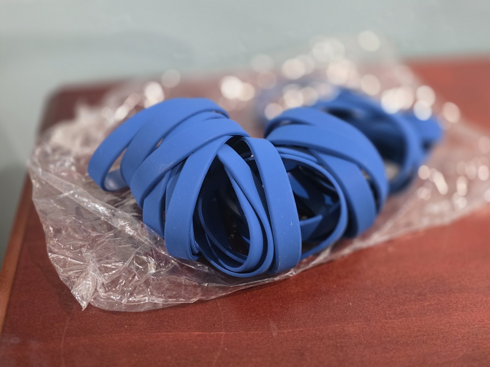 Royal Blue 1/8 Inch Silicon Laserable Bracelet Lot Of 22 Bracelets