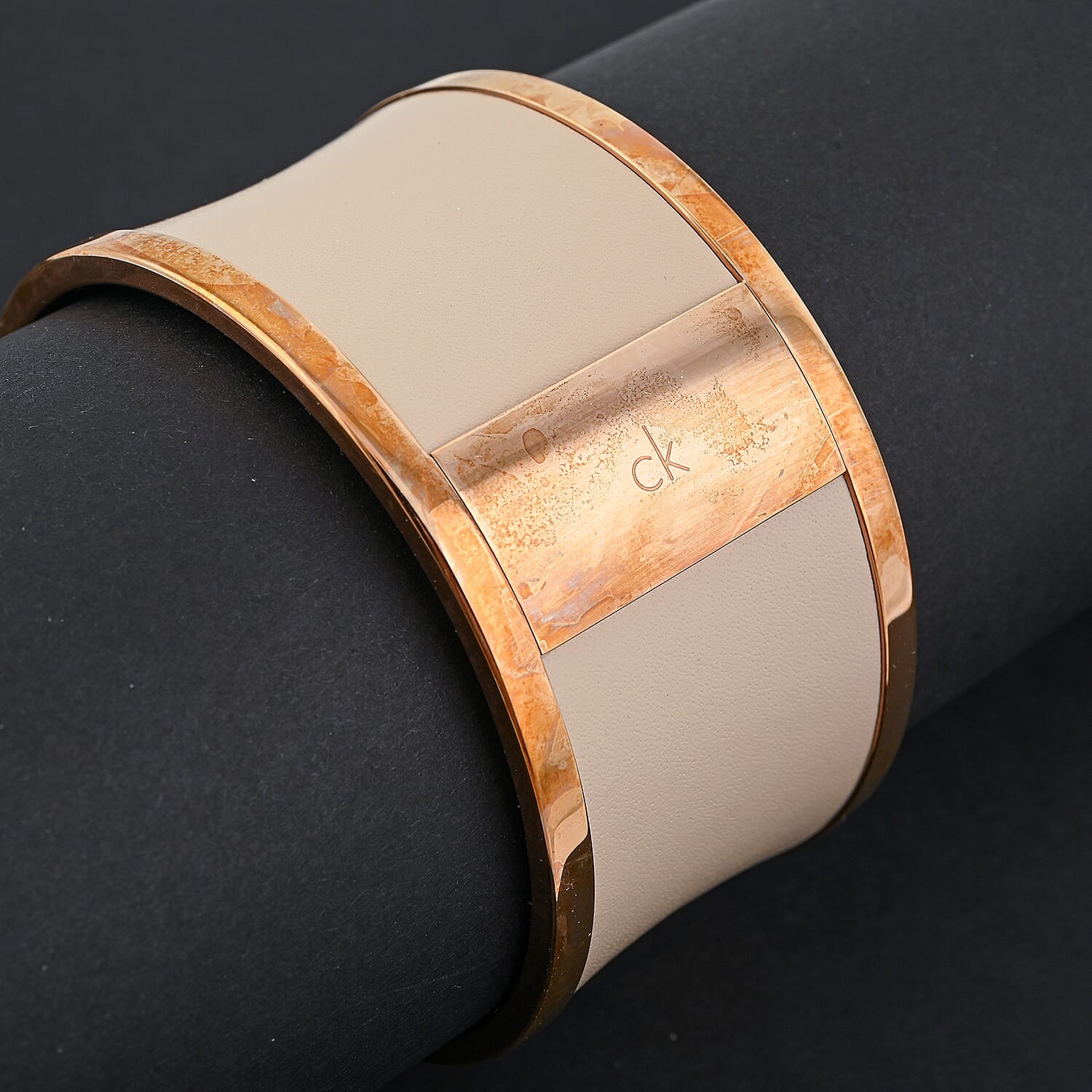 Spellbound ION Plated Rose Gold Stainless Steel Bangle Bracelet 7.00 In