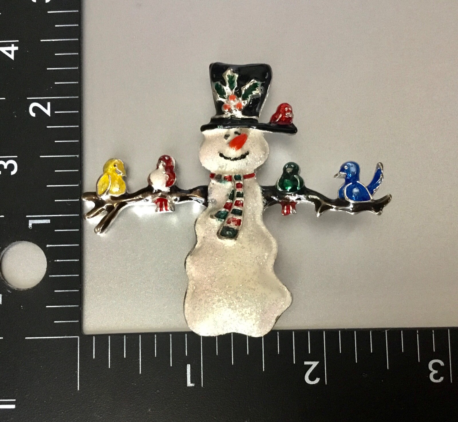 Snowman Christmas Holiday Pin Lot Vintage to Modern