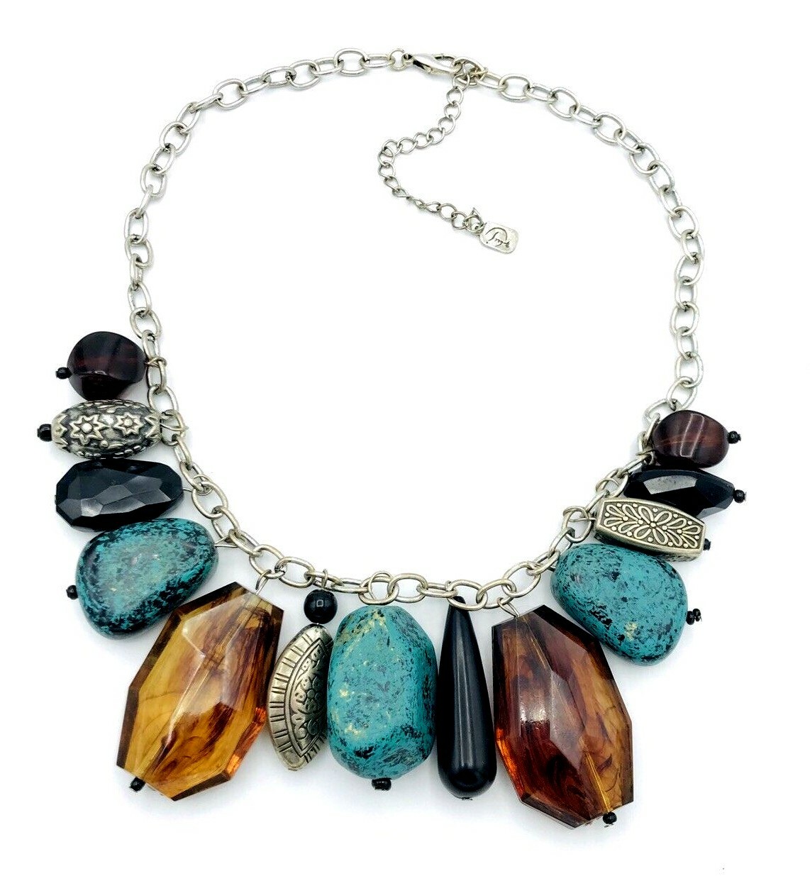 You And I Chunky Beaded Collar Necklace