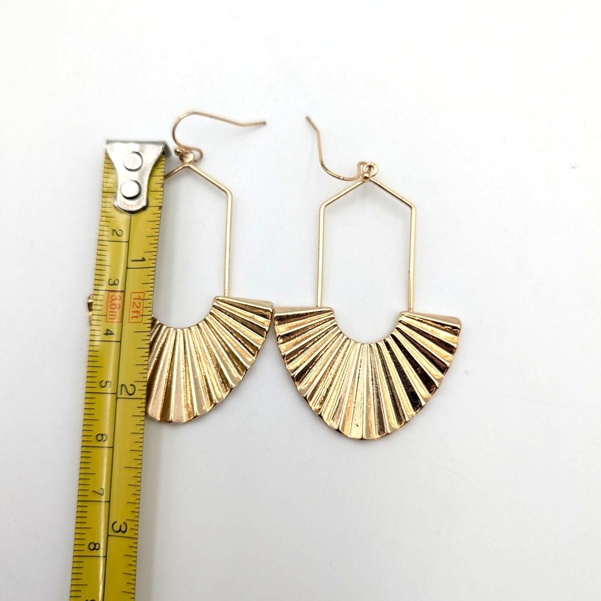 Nordstrom Women’s Gold Plated Palm Leaves Earrings Fashion Jewelry Gifts