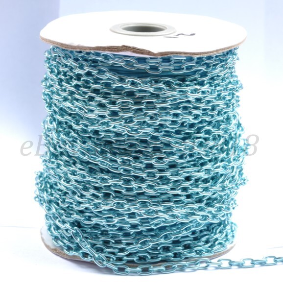 5M gold plated and silver cable openings link iron metal chains and colors