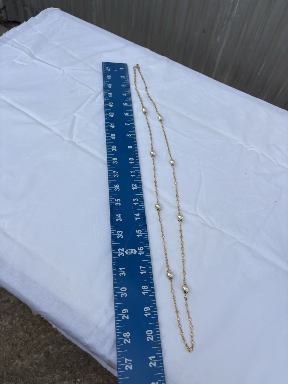 Judith Jack gold-plated sterling silver station necklace