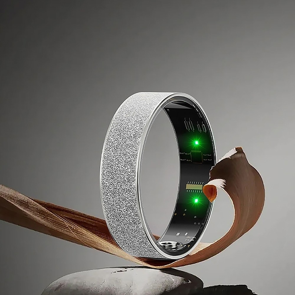 Smart Health Ring Finger Ring Monitor Heart Rate Pedometer Fitness Tracker 9#