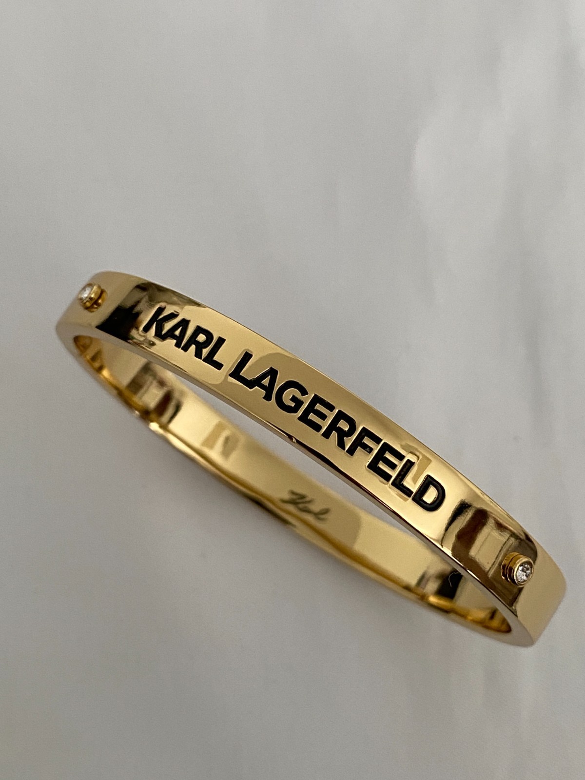 Karl Lagerfeld Rue St. Guillaume Bangle with Crystal from Swarovski