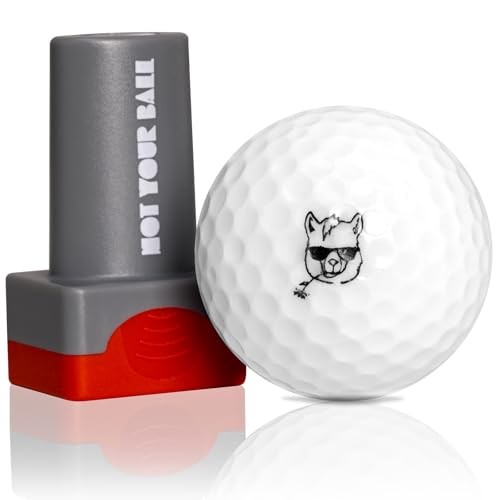 Golf Ball Stamp, Golf Ball Stamper, Reusable Self-Inking Golf Ball Stamp LLAMA