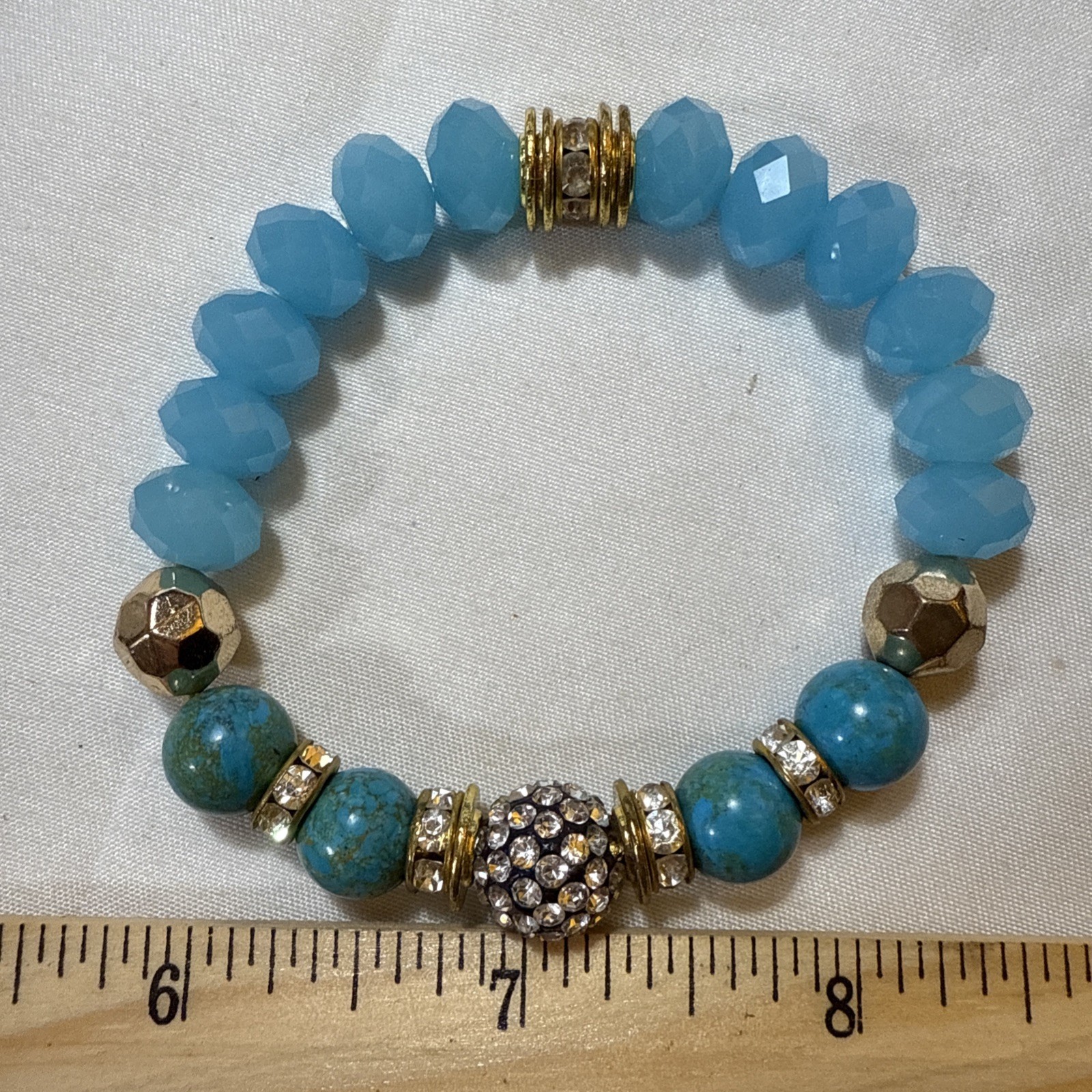 Costume Jewelry Bracelets Mixed Lot of 10 Various Materials PreOwned Good