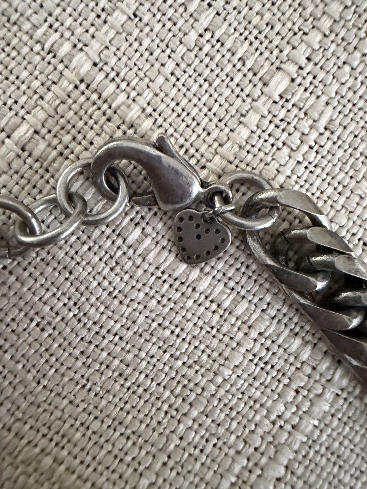 Kenneth Cole Gray Faux Pearl Cluster Bib Necklace Rhinestone Gunmetal Chain