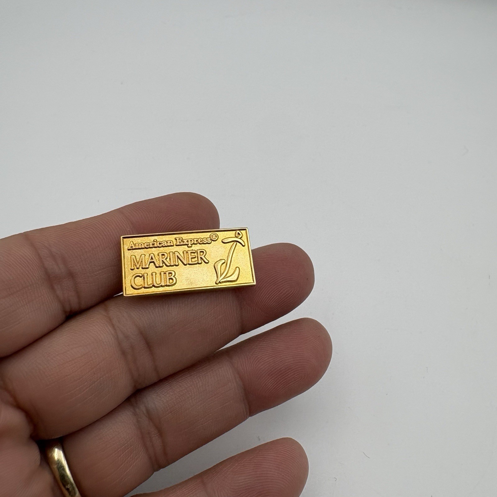 American Express Mariner Club Lapel Pin Tie Vest Collectible