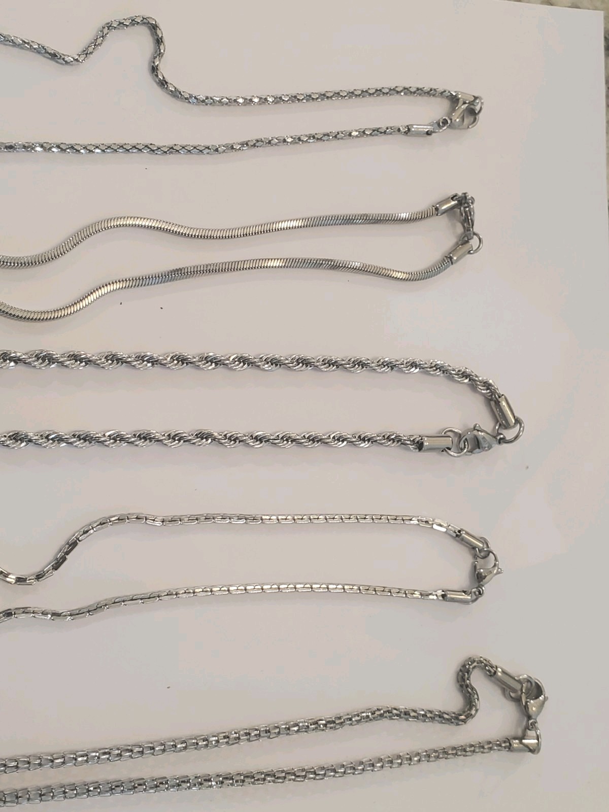 Steel by Design Assorted Necklaces Different Sizes And Styles. Never Worn New.