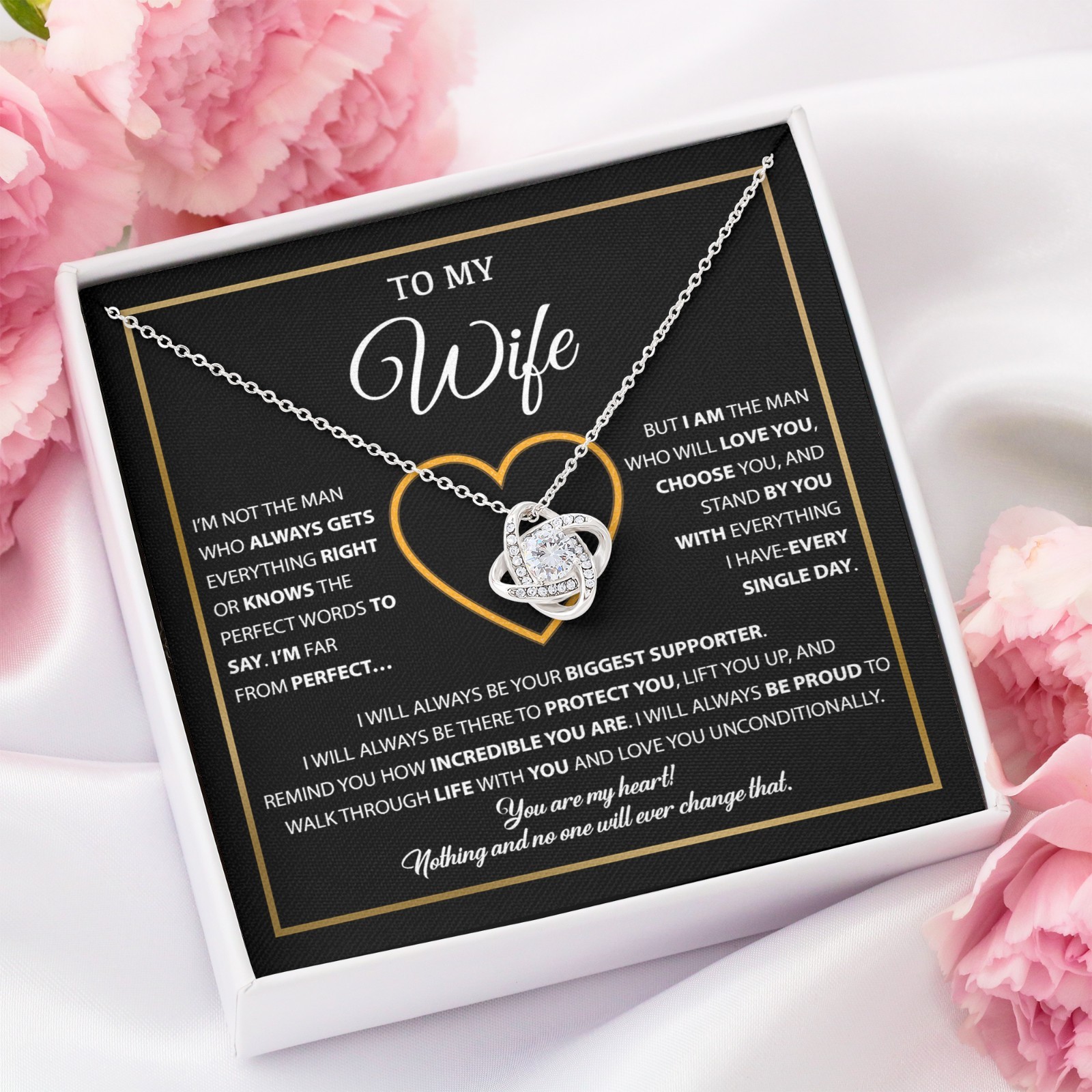 To My Wife Necklace, Gift For Wife, Anniversary Gift For Wife, Necklace For Wife